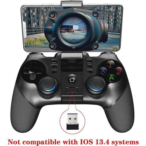 IPEGA PG-9156 Wireless4.0+2.4G Wireless Gamepad Trigger Pubg Controller Mobile Joystick Compatible Phone8/XR/XS iOS Compatible