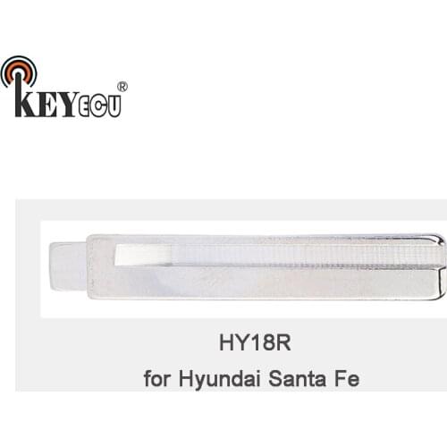 KEYECU 10x KEYDIY Universal Remotes Flip Key Blade HY18R for Hyundai Santa Fe