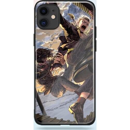 Prosciutto and Bucciarati soft silicone tempered glass For iPhone SE 6 6s 7 8 Plus X XR XS 11 Pro Max phone case cover shell