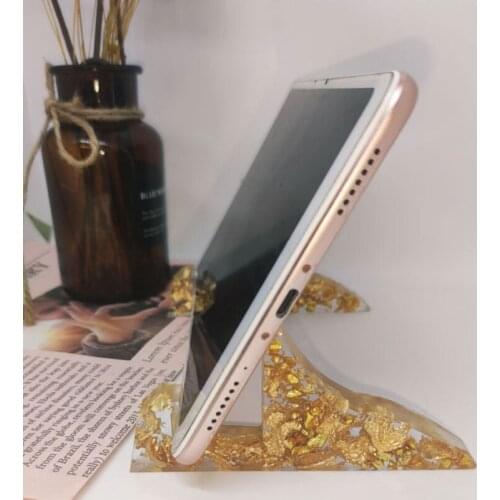 N7MF Universal Silicone Mobile Phone Stand Resin Mold Picture Frame Display Silicone Molds Easels Holder Epoxy Casting Mold