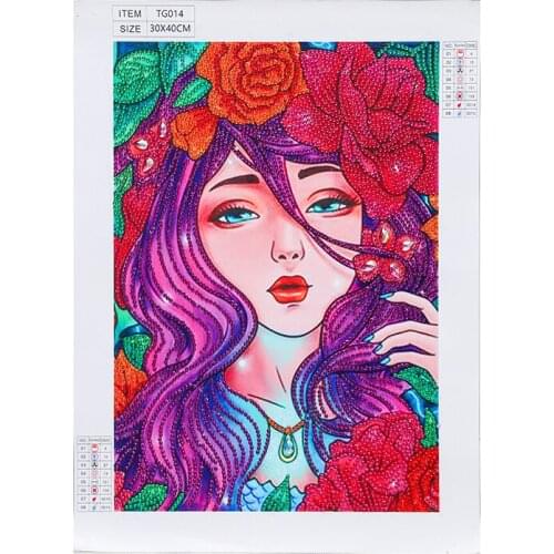 5D Diamond Painting Accessories Fairy Fashion Artificial Jewelry Cross Stitch Embroidery Kit Mosaic Art Office Home Wall Decor