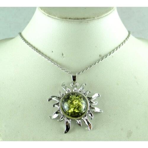 The New Fashion Precious Modernist teardrop golden honey pressed Ambers Pendant Necklace jewellery making A1