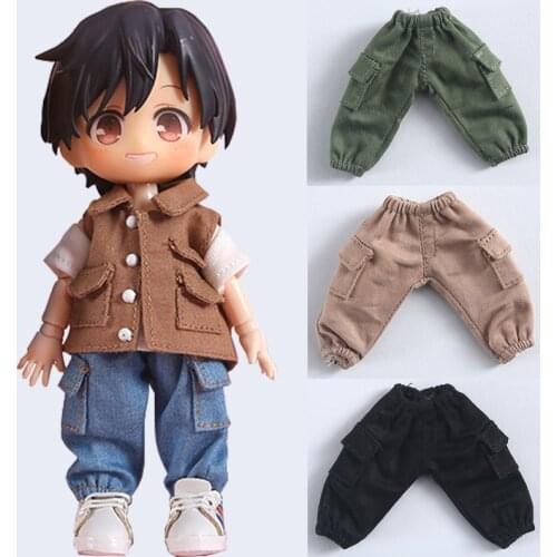 Ob11 baby clothes casual overalls trousers for Molly doll clothes, GSC body, 1 / 12bjd pants doll accessories toy clothing