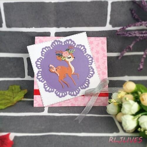 Fawn Metal Cutting Dies Stencils for DIY Scrapbooking photo album Decorative Embossing DIY Paper Cards