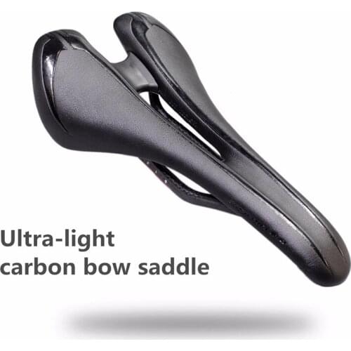 New design Hollow lightweight full carbon fiber bow EVO sponge mtb road bike Seat cushion bicycle saddle