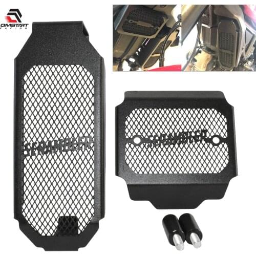 QMSTART Racing Radiator Oil Cooler Grille + Rectifier Voltage Regulator Cover Guards Protector Kit For DUCATI Scrambler 400 800