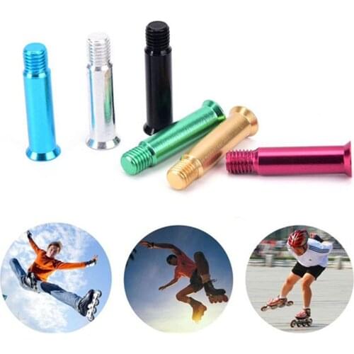34 mm Female Screws Axle Male Roller Skates Screws Screws Nuts Skating Shoes Aluminium Alloy Inline Skates for Roller Skates