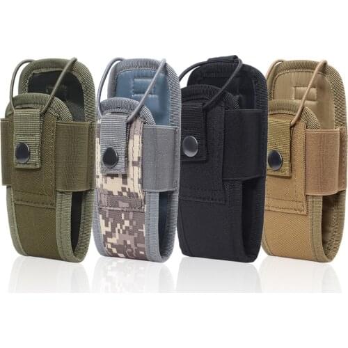 Tactical Molle Radio Pouch Military Walkie Talkies Holster Bag Waist Bag Holder Pocket Interphone Holster Carry Bag For Hunting