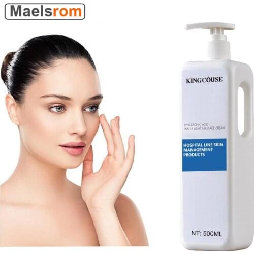 500g Hyaluronic Acid Moisturizing Facial Firming Massage Cream Hydrating Wrinkle Removal Anti-Aging Brighten Skin Care Gel