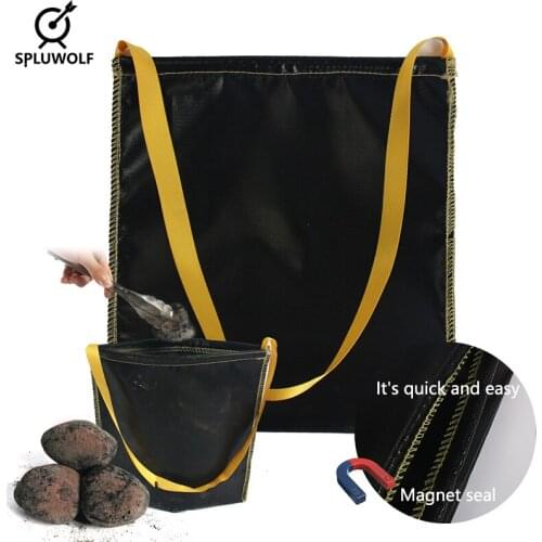 Outdoor Camping Safety Fire-Retardant Storage Bag Burning Charcoal Fuel Ignition Material