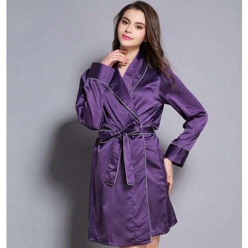 Womens Summer Style Sexy Bathrobes Free Shipping 2016 Robes Nightwear Thin Style Sleepwear Temptation Home Wear Female Robe