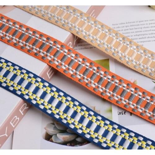 12M/Lot 3cm Wide Curtain Lace Trim Lamp Sofa Cushion Edge Decor Braided Webbing Lace Ribbon Belts Curtain Accessories Fringe