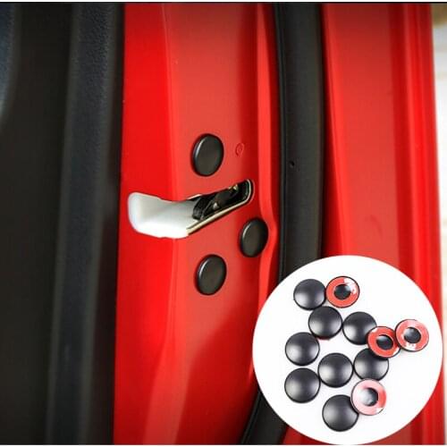 12Pcs Universal Car Door Lock Screw Anti-Rust Protector Sticker Cover for Peugeot 206 207 208 301 307 308 407 2008 3008 4008