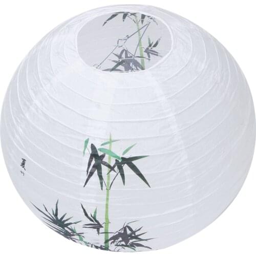 40cm Lamp Shade Paper Lantern Oriental Style Light Decoration Chinese Pattern:Bamboo