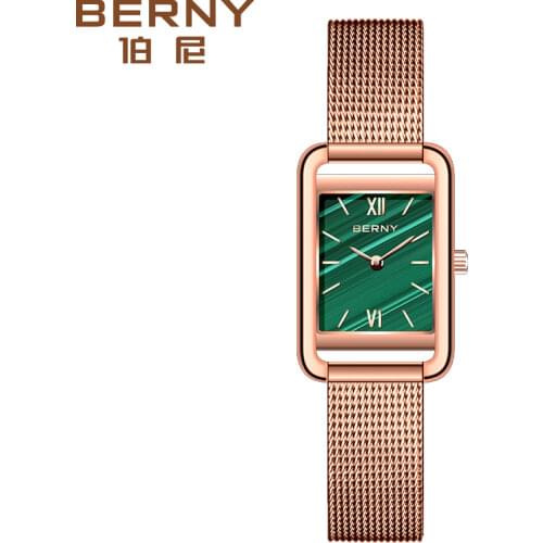 BERNY Women's Rectangular Watch
