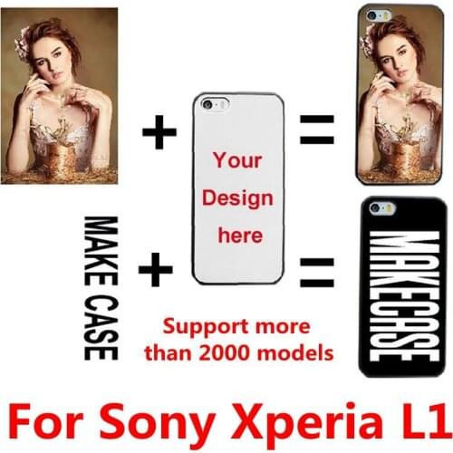 DIY Personalized custom photo name Customize printing your design picture cover case for Sony Xperia L1 G3311 G3312 G3313