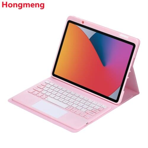 Hongmeng Business Bluetooth keyboard Cover With Pen Case And Touch For Ipad 10.2 Pro 10.5 Air 4 10.9 Case Tablet