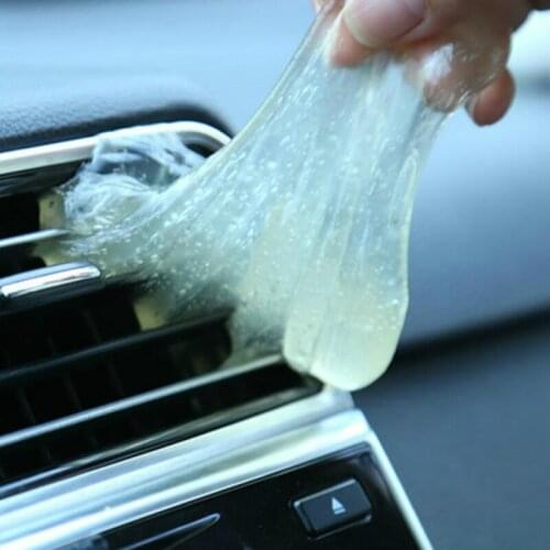 Car Cleaning Sponge Sticker Auto Universal Cyber Super Clean Glue Microfiber Dust Tools Mud Gel Car Styling