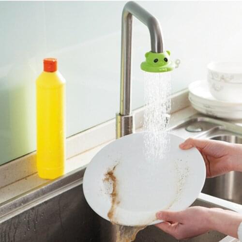Home Use Water Saver Tap Cartoon Creative Bathroom Accessories Home Kitchen Faucet Extender Sprayers Filter Bath Supplies