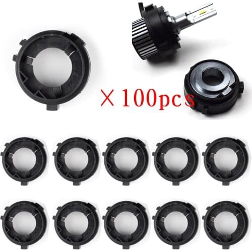 Dyoung Factory 100pcs Car LED Headlight Lamp Bulb Base Adapter Sockets Retainer Holder H7 For Touran Sharan VW D109