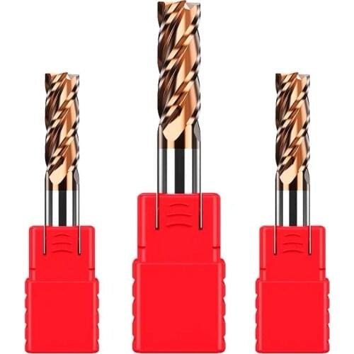 Special price HRC60 4 slot 4mm 8mm 10mm 12mm high quality alloy tungsten steel milling cutter metal face milling tool CNC tools