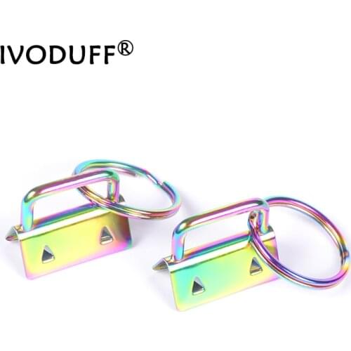 Key fob Hardware For Bag Strap, Metal Rainbow Color Key Fob Hardware 1 INCH