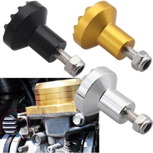 3Colors Fluted Carburetor Choke Knob Motor For Triumph Scrambler Thruxton 900 Bonneville T100 SE America Speedmaster 2008-2015