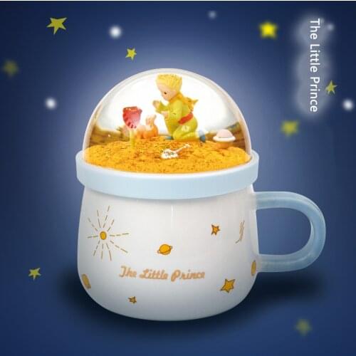 Mugs Baby Kids Milk Cup Cartoon the little prince Creative crystal ball Drink Water Drinkware Juice Cups Valentines Day present