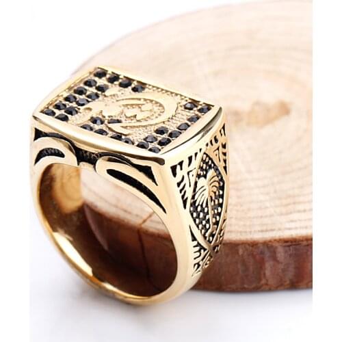 Metalmadman Punk Rings For Men