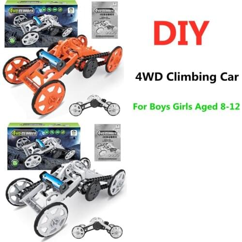 Non-Remote Control Model Vehicle Toys 4WD Climbing Car For Boys Girls Aged 8 -12 For Kids Gifts Educational Toys