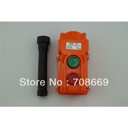NEW ON-OFF Hoist Crane Pendant Pushbutton Switch Heavy Duty Rain Proof Button OF