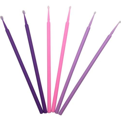 Microblading Supply Tattoo Cotton Swab Disposable Eyelash Brushes Cleaning Swabs for Body Art Semi Permanent Makeup Eyebrow Lip