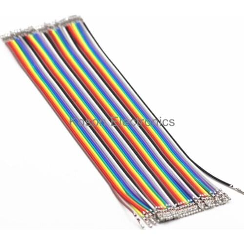 Wholsale 40P terminal double play Dupont Dupont wire cable 21cm 12 shares rehearsal in a row 40pcs