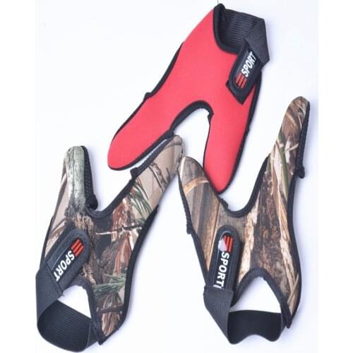 1pcs 2 Fingers Fishing Gloves Outdoor Breathable Anti-Slip Thumb Index Finger Gloves Fishing Finger Protector Tool Accessories