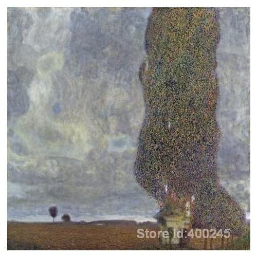 Landscape art A Gathering Storm by Gustav Klimt Oil painting reproduction Hand painted High quality