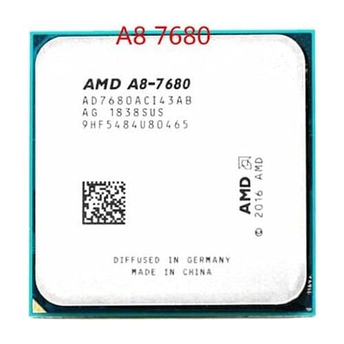 AMD A8 7680 procesador Quad-Core de 3,5 GHz Socket FM2 + 2 7680 MB CPU utilizada