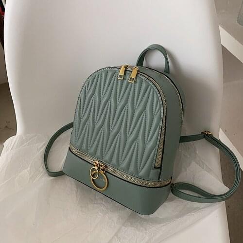 DORANMI Luxury Brand Designed Backpack Womens Schoolbag 2021 Striped Female Rucksack Book Shoulder Bags Mochila SB597