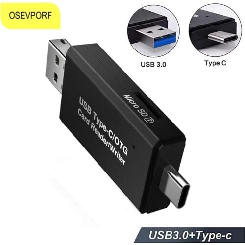 USB 3.0 Type C Micro OTG SD Card Reader USB Micro Smart Memory Card Adapter for Laptop Flash Drive Cardreader Memory Stick Card