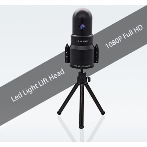 1080P Webcamera, with Microphone LED Lights Full HD Webcam, for PC, Computer, Mac, Laptop Desktop, Live,YouTube Webcamera