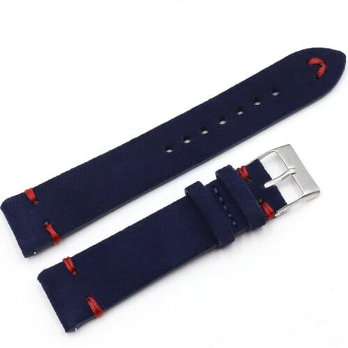 High Quality Suede Leather Watch Strap Quick Release Watchband Wist Bracelet Band 18mm 20mm 22mm 24mm for Men Watch Band Strap