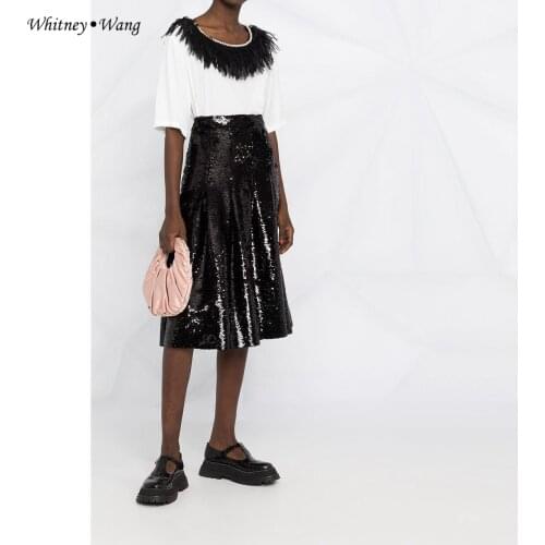 WHITNEY·WANG Womens Summer T-shirts