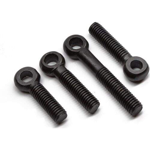 1pcs M16 live connection screws hang ring ball head screw round with holes bolts fisheye carbon steel bolt GB798 50mm-200mm long