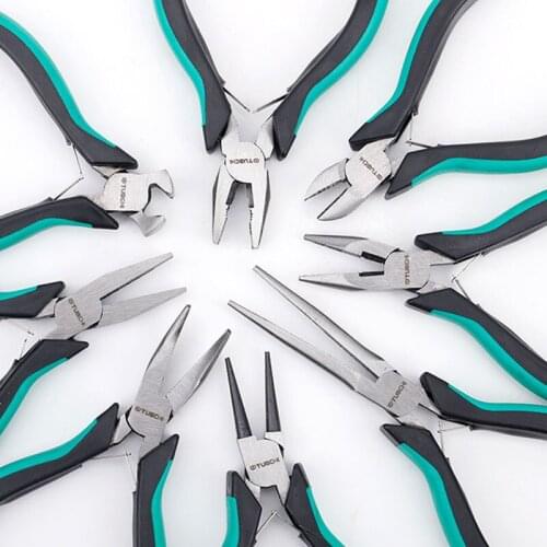 1 Pc Mini Jewelry Pliers Green Handle Anti-slip Splicing and Fixing Jewelry Multi Pliers Tools for DIY Jewelery Accessory Design