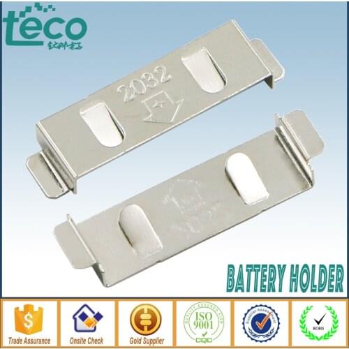 10PCS CR2032 2032 Battery Button Cell Holder Socket Case Battery Holder TBH-CR2032-M09