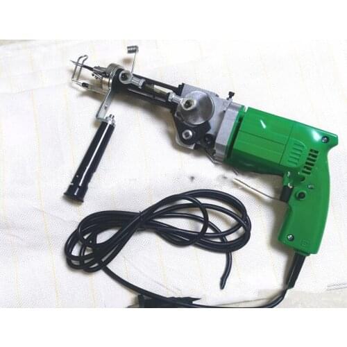 220V/110V/240W Portable Electric Carpet Tufting Machine Diy Velvet Plush Carpet Weaving Gun Cutting Pile Loop Pile Dual-Use Too