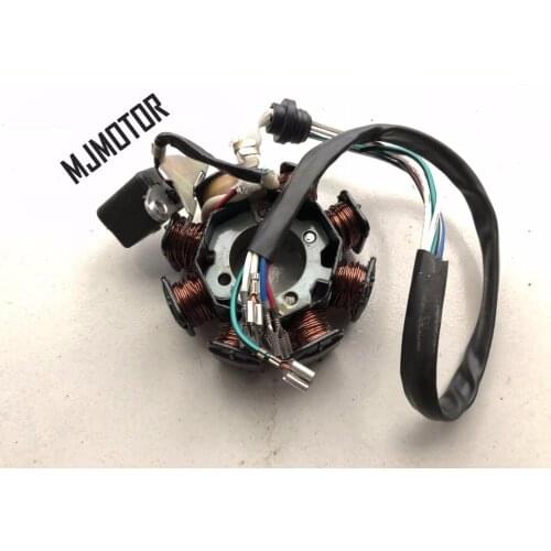 4 / 8 Coil Stator Magneto Alternator Stator For QJ125 GN GS150 Chinese Keeway Motorcycle Honda Yamaha ATV Motorbike Moped Part