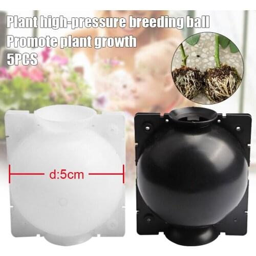 5pcs Plant Rooting Ball Grafting Rooting Growing Box For Garden Adjustable Transplantation Ball Breeding Case