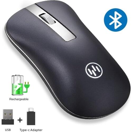 Wireless Mouse Bluetooth Computer Mouse Gamer Silent Mouse Rechargeable Ergonomic Mice Wireless Type C USB Adapter For PC Laptop