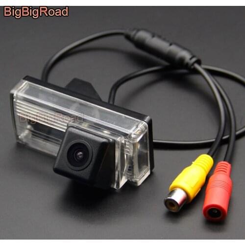 BigBigRoad Vehicle Wireless Rear View Camera HD Color Image For Toyota Land Cruiser LC 200 LC200 2002- 2014 Prius 2004 - 2009