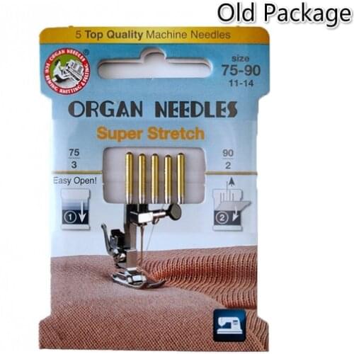 Organ Needles 5pcs Top Quality Domestic Sewing Machine Needles Super Stretch For Knitted Fabrics And Elastic Fabric 1pack=5pcs